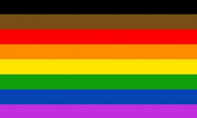 Philadelphia People Of Color Inclusive Flag